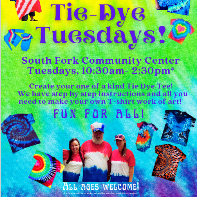 Tye Dye Tuesdays